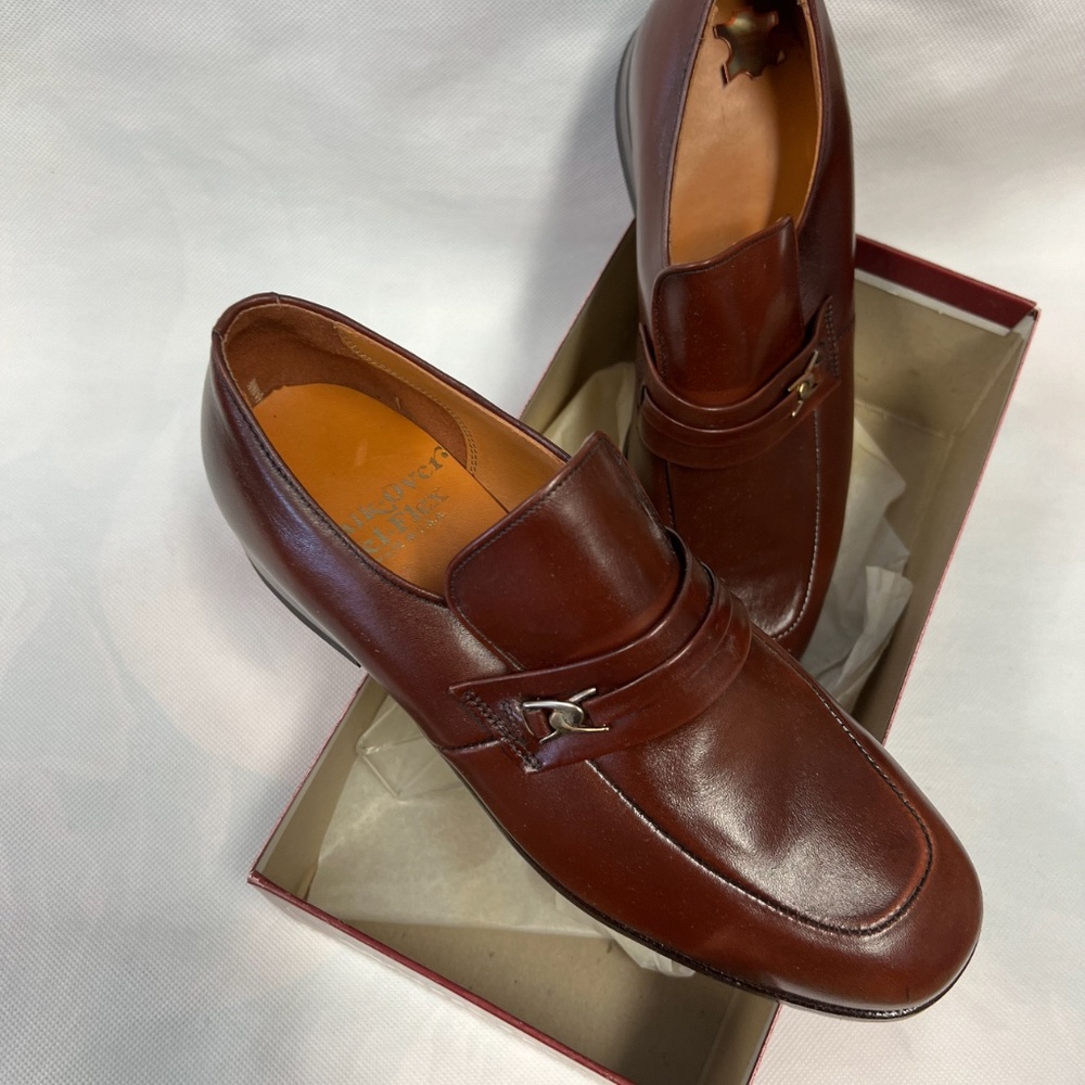 Brand new Hanover brown leather loafers - Picture 1 of 4